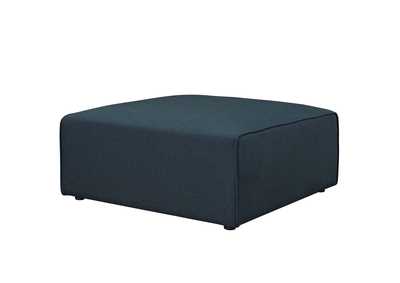 Image for Blue Mingle Fabric Ottoman