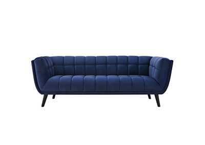 Image for Navy Bestow Performance Velvet Sofa