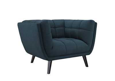 Image for Blue Bestow Upholstered Fabric Arm Chair