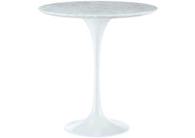 Image for White Lippa 20" Marble Side Table