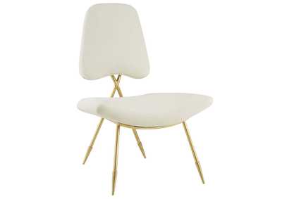 Image for Ivory Ponder Performance Velvet Lounge Chair