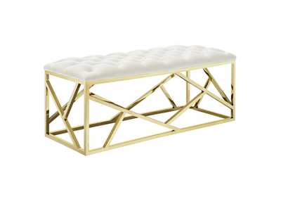 Image for Gold Ivory Intersperse Bench