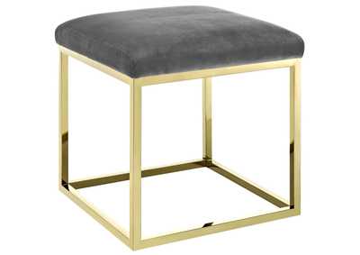 Image for Gold Gray Anticipate Ottoman