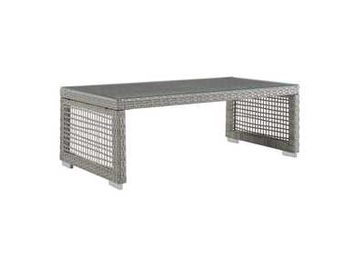Image for Gray Aura Rattan Outdoor Patio Coffee Table