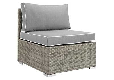 Image for Repose Light Gray Gray Outdoor Patio Armless Chair