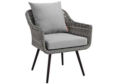 Image for Gray Gray Endeavor Outdoor Patio Wicker Rattan Armchair