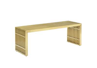 Image for Gold Gridiron Medium Stainless Steel Bench
