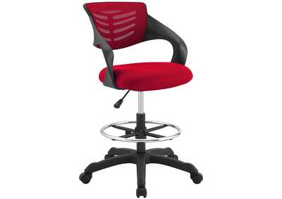 Image for Red Thrive Mesh Drafting Chair