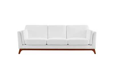 Image for White Chance Upholstered Fabric Sofa
