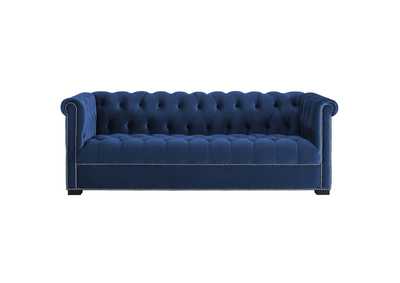 Image for Midnight Blue Heritage Performance Velvet Sofa