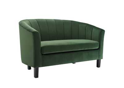 Image for Emerald Prospect Channel Tufted Performance Velvet Loveseat
