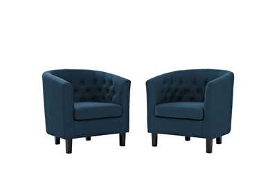 Image for Azure Prospect 2 Piece Upholstered Fabric Arm Chair Set