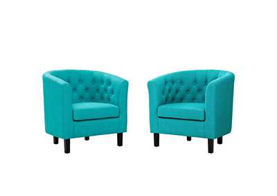 Image for Pure Water Prospect 2 Piece Upholstered Fabric Arm Chair Set