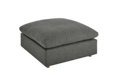 Image for Gray Commix Down Filled Overstuffed Ottoman