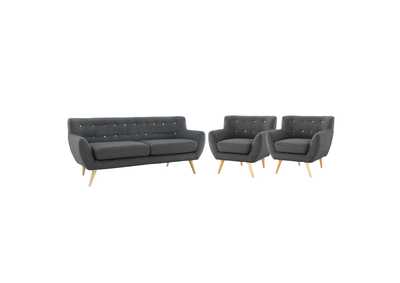 Image for Gray Remark 3 Piece Living Room Set