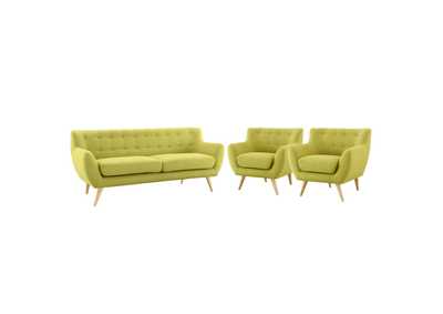Image for Wheatgrass Remark 3 Piece Living Room Set