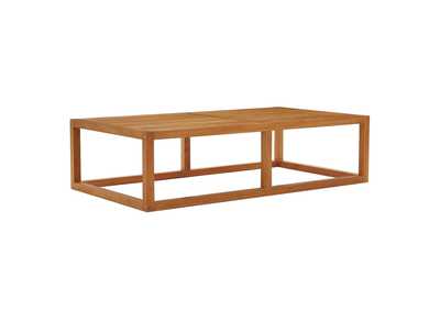 Image for Natural Newbury Outdoor Patio Premium Grade A Teak Wood Coffee Table