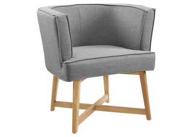 Image for Anders Light Gray Upholstered Fabric Accent Chair