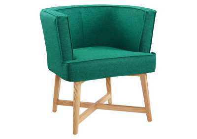 Image for Anders Teal Upholstered Fabric Accent Chair