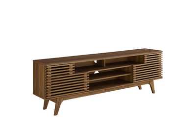 Image for Walnut Render 71" Media Console TV Stand