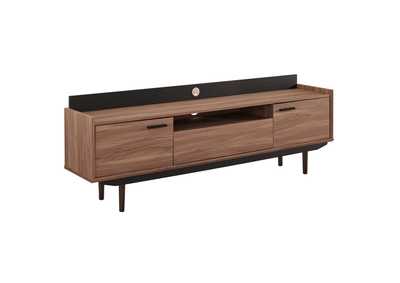 Image for Walnut Black Visionary 71" TV Stand