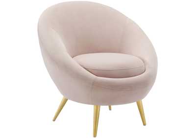 Image for Pink Circuit Performance Velvet Accent Chair