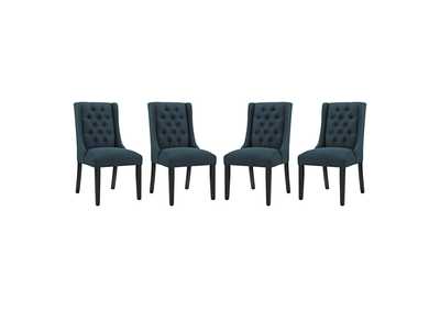 Image for Azure Baronet Dining Chair Fabric [Set of 4]