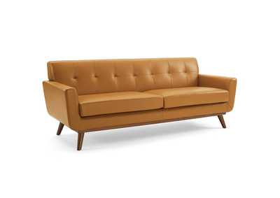 Image for Tan Engage Top-Grain Leather Living Room Lounge Sofa