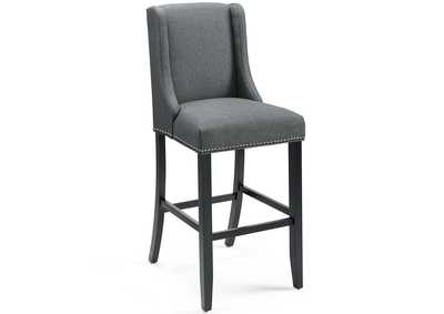 Image for Gray Baron Upholstered Fabric Bar Stool