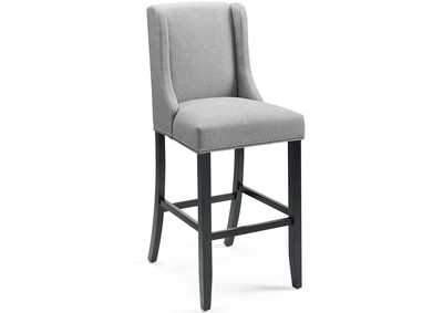 Image for Light Gray Baron Upholstered Fabric Bar Stool