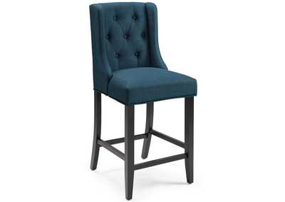 Image for Azure Baronet Tufted Button Upholstered Fabric Counter Stool