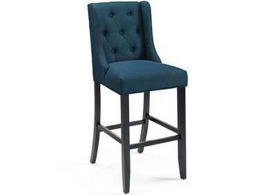 Image for Azure Baronet Tufted Button Upholstered Fabric Bar Stool