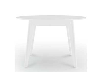 Image for White Vision 45" Round Dining Table