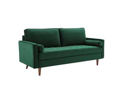 Image for Green Valour Performance Velvet Sofa