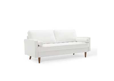 Image for White Valour Performance Velvet Sofa