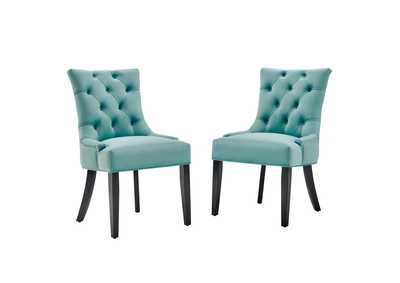 Image for Mint Regent Tufted Performance Velvet Dining Side Chairs - [Set of 2]