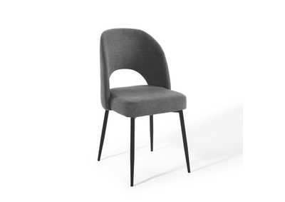 Image for Black Charcoal Rouse Upholstered Fabric Dining Side Chair