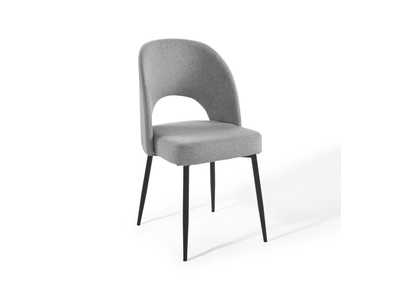 Image for Black Light Gray Rouse Upholstered Fabric Dining Side Chair