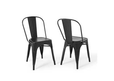Image for Black Promenade Bistro Dining Side Chair [Set of 2]