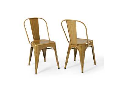 Image for Gold Promenade Bistro Dining Side Chair [Set of 2]