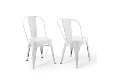 Image for White Promenade Bistro Dining Side Chair [Set of 2]