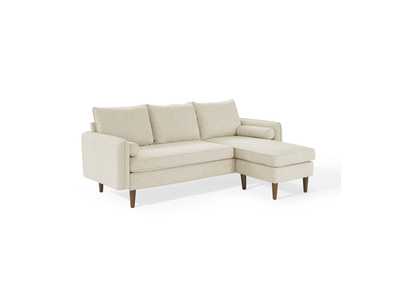Image for Beige Revive Upholstered Right or Left Sectional Sofa
