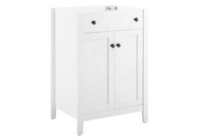 Image for White Nantucket 24" Bathroom Vanity Cabinet (Sink Basin Not Included)