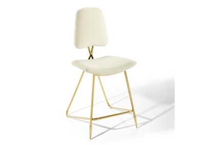 Image for Ivory Ponder Performance Velvet Counter Stool