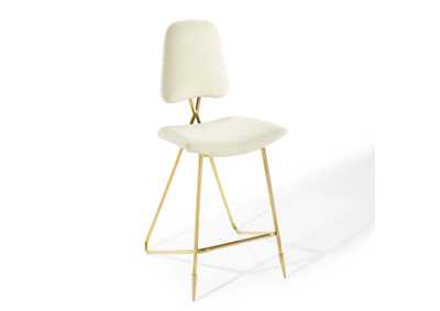 Image for Ivory Ponder Performance Velvet Bar Stool