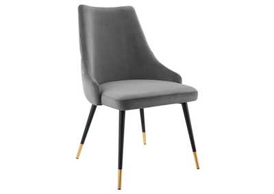 Image for Gray Adorn Tufted Performance Velvet Dining Side Chair