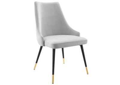 Image for Light Gray Adorn Tufted Performance Velvet Dining Side Chair
