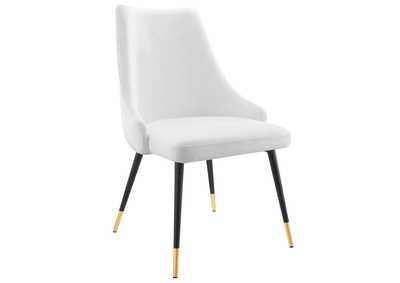 Image for White Adorn Tufted Performance Velvet Dining Side Chair