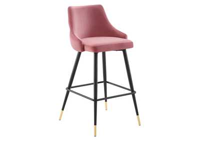 Image for Dusty Rose Adorn Performance Velvet Bar Stool