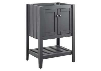 Image for Gray Prestige 23" Bathroom Vanity Cabinet (Sink Basin Not Included)